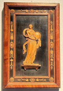 Giovanni Maria Bonzanigo (1745-1820) “Retrato en relieve de la “Alegoría de la Matemática” 1799-1808